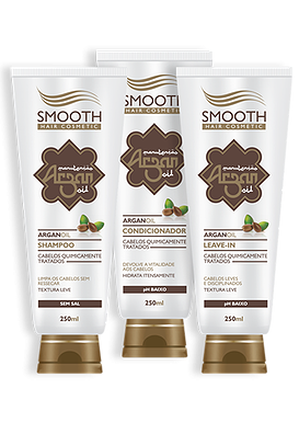 Smooth Hair - Kit Argan Home Care S/C/L 250 ml