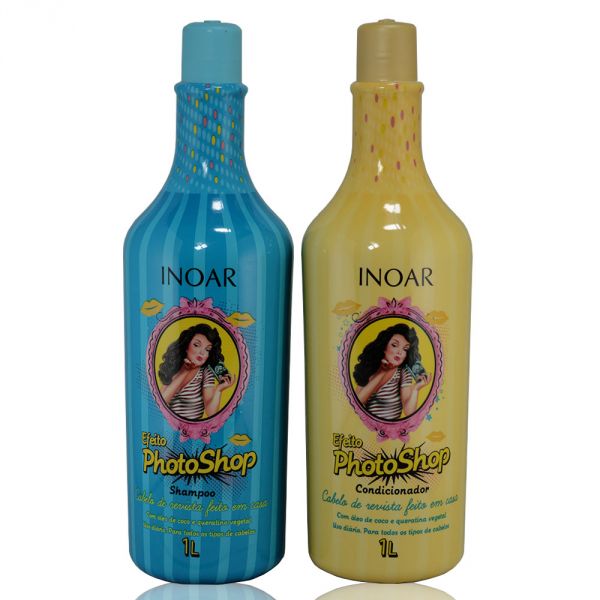 Inoar Efeito Photoshop Kit Shampoo e Condicionador - 2x1L