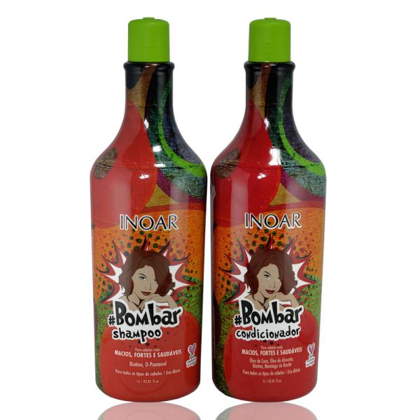 Inoar Bombar Kit Shampoo e Condicionador - 2x1L