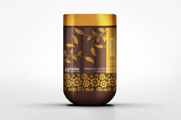 Haike - MÁSCARA DE NUTRIÇÃO ESTILISE COM ARGAN E MACADAMIA BOTOX 1KG