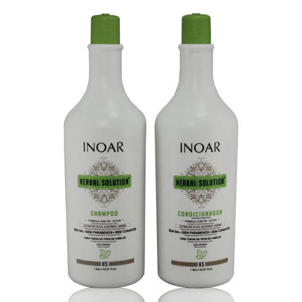 Inoar Herbal Solution Kit Shampoo e Condicionador - 2x1L