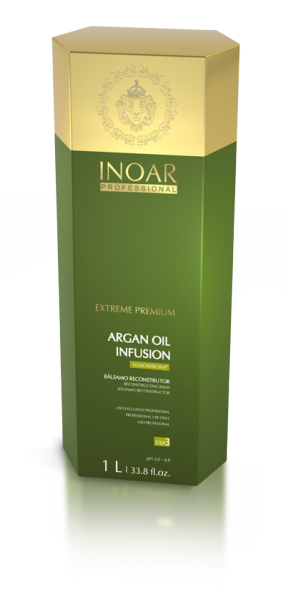 Inoar - Balsamo Reconstrutor Argan Oil Infusion 1 litro step2