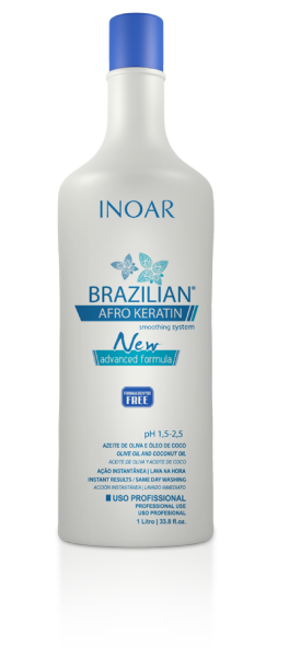 Inoar Brazilian Afro Keratin - Redutor de Volume 1000ml